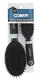 Conair Professional Full & Mid Size Nylon Cushion Brush Set Colors May Vary