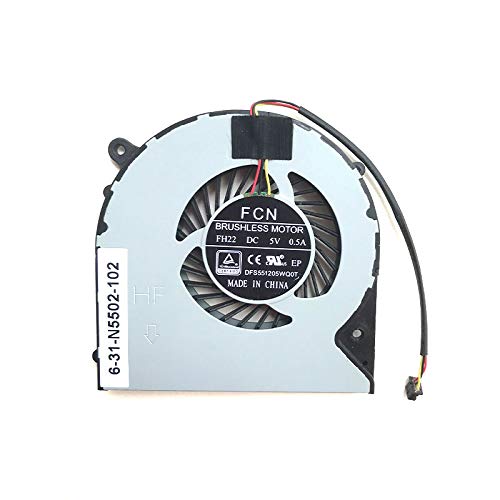 Nuovo CPU Ventilatore compatibili per Clevo W350DW F57 m510D1 F57 F57-D5R D1 D1T D2 D3 D2R 6-31-N5502-102 CPU Raffreddamento DFS551205WQ0T FH22