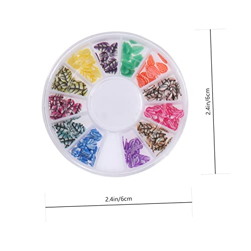 IWOWHERO Fruit Slices Charms Diy Manicure Patches Polymer Clay Nail Art Decor 8 Boxes