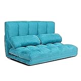 🛋️Mit 6-stufig Verstellbarer Rückenlehne: Die Rückenlehne des Bettsofas ist innerhalb 6 Stufen von 90° bis 180° verstellbar.