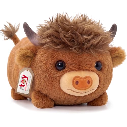 Image of Mewaii Highland Cow Plush Kawaii Plush, Ultra-Soft Feel, 8 in
