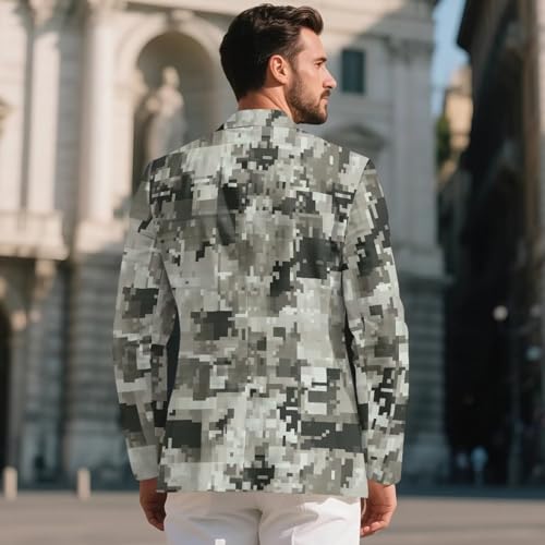 HUGS IDEA Mens Blazer Jacket for Buisness Work Slim Fit Sport Coat Suit Blazer for Party3