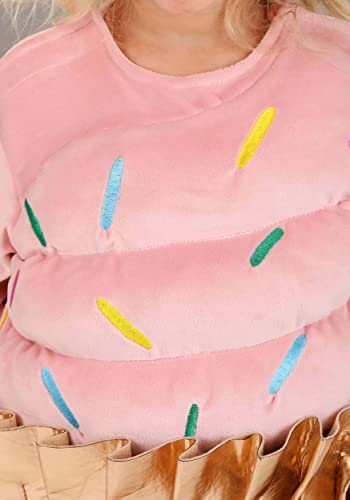 Disfraz de cupcake rosa para niñas 4T miniatura 5