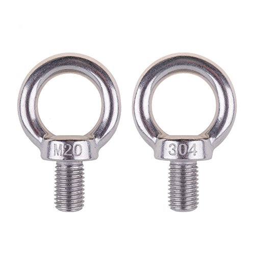 Cáncamo M20 rosca macho maquinaria hombro anillo de elevación perno ojo 2
