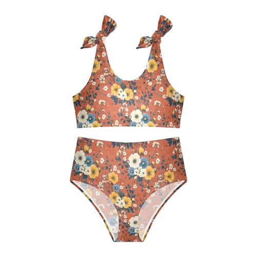 KLL Girls Bathing Suit Cute 2 Piecing Bathing Suits for Teens with Adjustable Strap3
