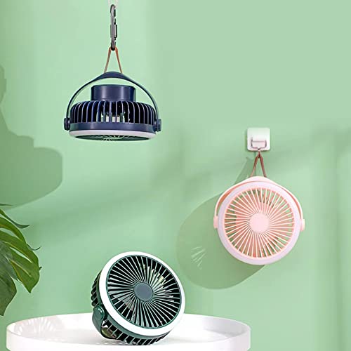Ventilateur de camping multifonction portable à suspendre avec LED - 4