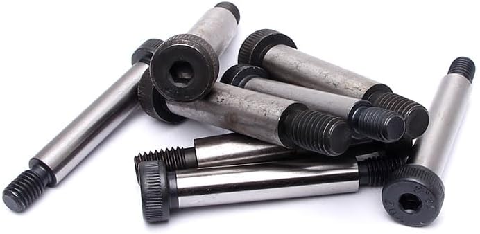 2pcs M10 12.9 level Allen shoulder screws equal shoulder plug screw wait high bolt alloy steel 13mm rod diameter 16mm-150mm long (Length: M10x1.5mmx50mmxD13)