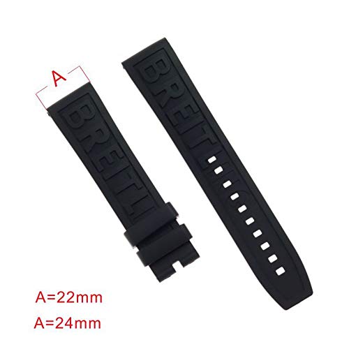 Correa de silicona de alta comodidad de 22mm compatible con Avenger 2 GMT 3