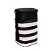 J.L. Childress 6 Bottle Cooler, Insulated Breastmilk Cooler and Lunch Bag for Baby Food and Bottles, Leak-Proof and Heat-Sealed, Ice Pack Included, Black Stripe with Teal