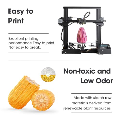 Image of eSUN Silk Mystic PLA Filament 1.75mm, Shiny Silk Three Color Co Extrusion 3D Printer Filament, 1KG (2.2 LBS) Spool 3D Printing Color Change Filament for 3D Printers,Gold Red Green