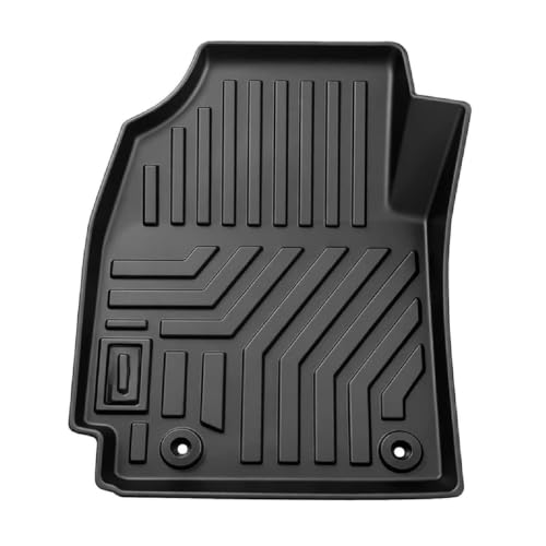 Image of OTO2EYE Car Floor Mat GFX Compatible for Kia Sonet (2024 Onwards) All Model, 100% Waterproof Tray Shape, Set of 3 Pieces, Top Notch PVC GFX Foot Mats, Washable, 1 Year Warranty