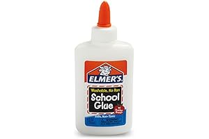 Elmer's Liquid School Glue, Washable, 4 Ounces, 2 Count