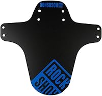 Vista 5 de RockShox Guardabarros MTB con faldones laterales profundos y protección contra el polvo plateado, protector de barro delantero universal