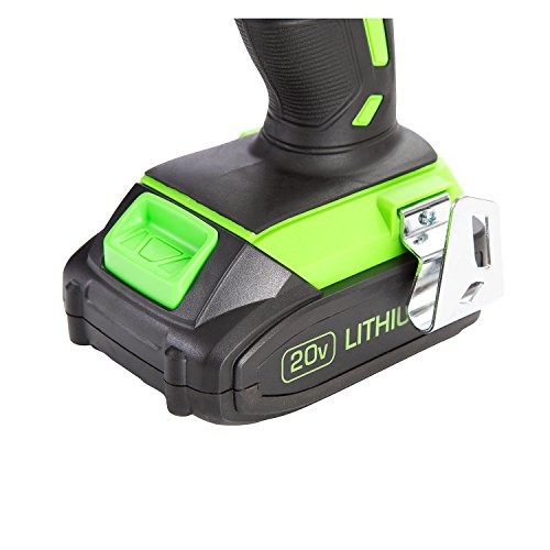 Oemtools 24482 Heavy Duty 1/2 In. 2 Speed Cordless Lithium-Ion 20V Drill, Cordless Drill With Battery And Charger, Hand Tools, Rechargeable, Battery Operated #TOP3