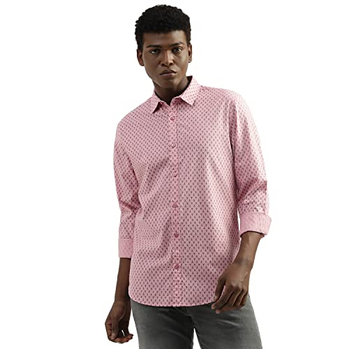 Image of UNITED COLORS OF BENETTON Men's Cotton Solid Slim Fit Shirt