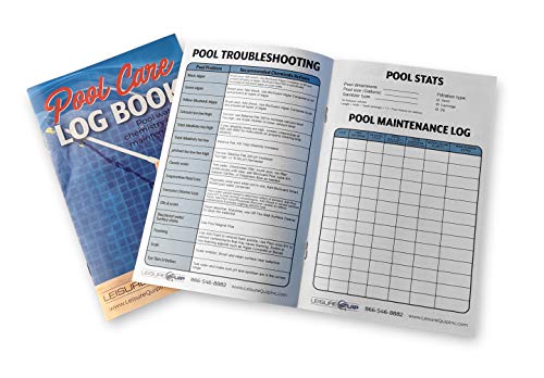 2 Pack Bioguard Polysheen Blue Swimming Pool Water Clarifier (1 Quart Bottles) With Leisurequip Scumboat Scum Absorber And Pool Care Log Book #TOP5