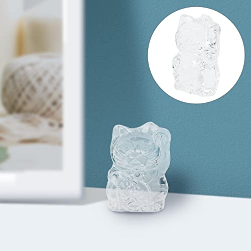 Aboofan 3Pcs Waving Anniversary Kawaii Photo Sculpture Hand Table Adornment Accessories Japanese Blown Prop Tabletop Decoration Lovely Pet Chic Playing Upright Home Shui Decor Craft #TOP4