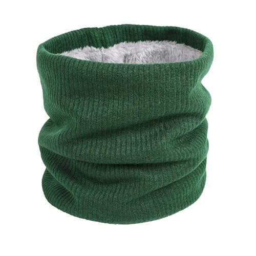 AHIOJEGX Tour de cou En plein air hiver épaissir chaud polaire cou plus cyclisme écharpes hommes Ski escalade écharpe(Green)