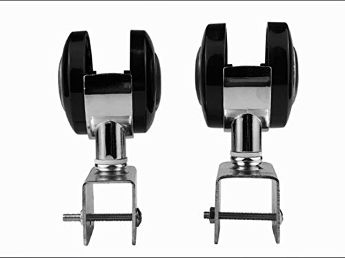 Support en acier au carbone épais pour roulette pivotante avec frein robuste - 5