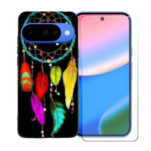 BMPNLSZ �K�p Google Pixel 11+HD�����K���X�ɓK�����ėpTPU�ی�J�o�[�A�V���J�Q���V�F���o���p�[�ی�o�b�N�V�F��-�K�p Google Pixel 11�ɓK����9�d�x�X�N���b�`�h�~�X�N���[���ی�J�o�[ BST2