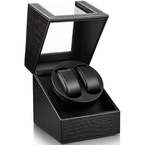 SHOWPIN Automatic Double Watch Winder Cover