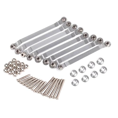 RC�X�e�A�����O�o�[ For WPL C14 C24 1/12 1/16 For MN D90 D91 MN40 MN45 MN96 MN99 For MN99s �V���[�V�v�����b�h�T�X�y���V���������N�}�E���g RC �J�[���i(Silver)