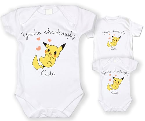 You are Shockingly Cute Unisex Baby Bodysuit2