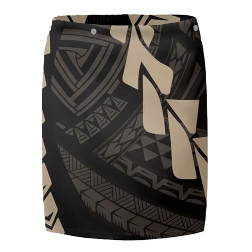Men’s Beachwear Cover-Up Pacific Islander Bottoms Samoan Lavalava Pareu Hawaiian Mens Skirt with Pocket Aloha Outfit