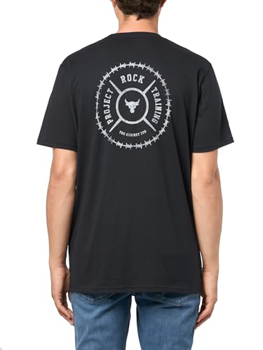 Under Armour Men's Project Rock Wire Short Sleeve T Shirt2