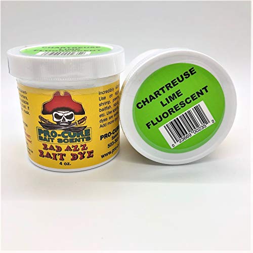 Pro-Cure Bad Azz Powder Dye, 4-Ounce, Chartreuse Lime Fluorescent