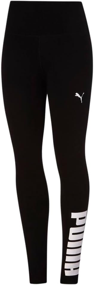 PUMA womens Athletic Logo Tights Leggings, Puma Black, X-Small US - Image 3