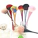 SILPECWEE 2 Pcs Nail Brushes for Cleaning Dust, Dip Powder Brush Duster Nail Art Brushs Manicure Brush Clean Up Tools for Makeup, Blush Nails Supplies