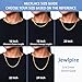 Jewlpire 18K Gold Plated Herringbone Necklace for Women, 3mm Flat Snake Chain Necklace, Gold Chain Choker Necklaces, Women's Chains Necklaces 16 Inch