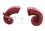 Octopus Tentacle Horns Costume Accessory with Adjustable Band for Adults and Teens