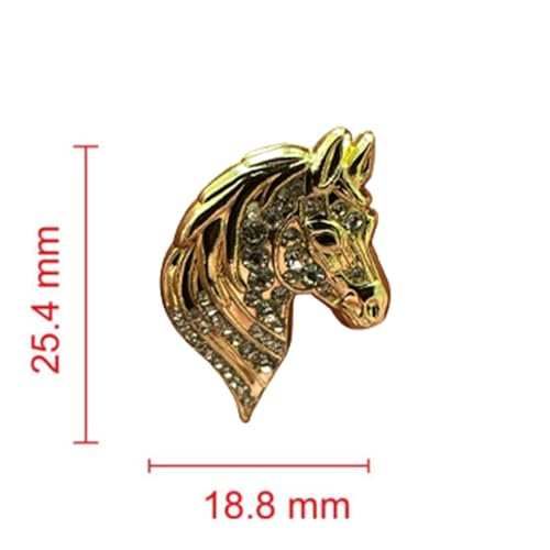 Image of Generic Rhinestone Horse Brooch | Aesthetic Horse Pin - Horse Animal Art Fashion Pins (1 inch inch)