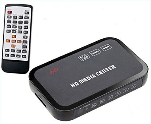 1080P Media Player Center RM/RMVB/AVI/MPEG Multi Media Video Player with HDMI YPbPr VGA AV USB SD/MMC Port Remote Control GV484