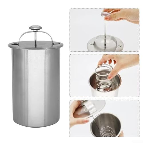 Prensa de carne de acero inoxidable duradero con termómetro para lonchas impecables 6