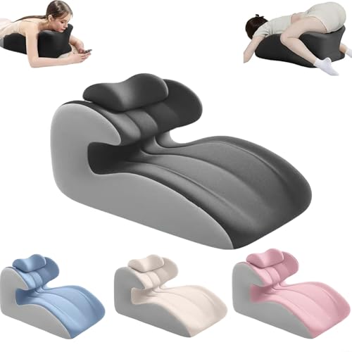 Ergonomic Wedge Pillow for Couples - 27° Lift Design Memory Foam Positioning Support Pillow,...