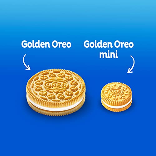 Oreo Mini Golden Sandwich Cookies, Vanilla Flavor, 12 Big Bags #TOP3