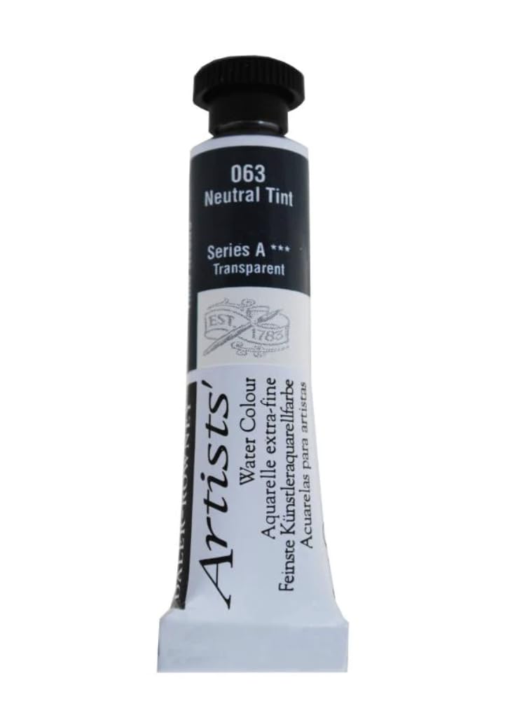 Daler-Rowney Artists Watercolour 15 ml Tube, Neutral Tint, Professional Artists
