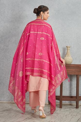 Indian Wedding Ethnic Khari Print Festive Bridal Wear Scarf Shawl Soft Elegant Dupatta For Women (Only Dupatta)4