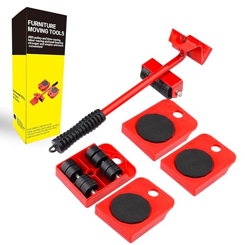 Juego De 5 Piezas | Ruedas Deslizantes para Muebles Pesados | Elevador De Muebles | Mover Muebles...