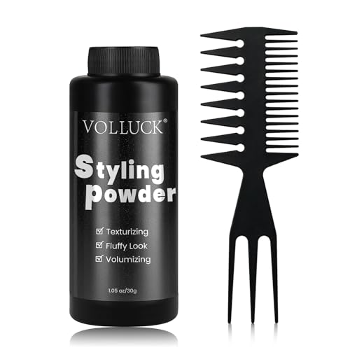 VOLLUCK Hair Texture Powder, 1.05 Oz (30 g) Instant Volume Styling Powder for Men and Women,...