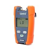 TEMPO OPM220 High Power Fiber Optical Power Meter with Visual Fault Locator, OPM with VFL Fiber Tester, 270Hz, 1kHz, 2kHz; +26 to -50dBm; 850...1650 nm