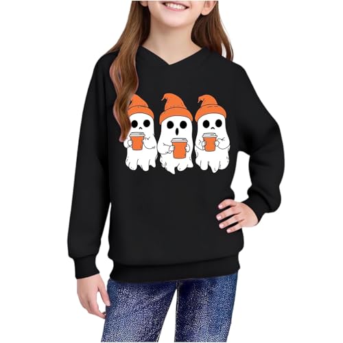 Girls Hooded Sweatshirts Oversized Graphic Fashion Hoodies Comfy Casual Soft Pullover Fleece Y2K Trendy Clothes3