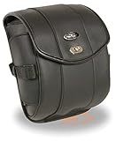 Motorcycle MOTORBIKE CRUISER STYLE SISSY BAR CARRY BAG TRAVEL BAG LUGGAGE BLACK