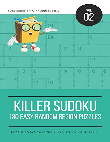 Killer Sudoku - 180 Easy Random Region Puzzles (Volume)