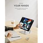 Nulaxy Fully Adjustable Laptop Stand for Desk, Dual Foldable Aluminum Computer Riser with Heat-Vent, Ergonomic Notebook Holder Portable Office Accessories Compatible with All 10-17" Laptops, Silver - Image 4