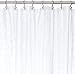 Eforgift Eco-friendly 14 Gauge PVC Shower Curtains Mildew Resistant Waterproof ,Bathroom Curtain Liner,72-Inch by 78-Inch,Mosic Clear