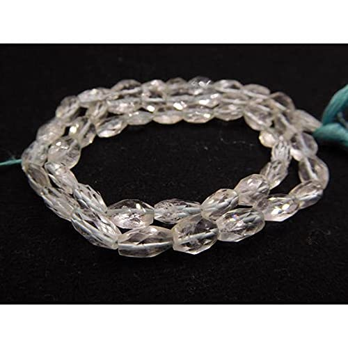 Perles aigue-marine naturelles en ovale facetté pour réparer et personnaliser vos bijoux